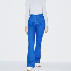 American Apparel The Button Flare Jeans 28